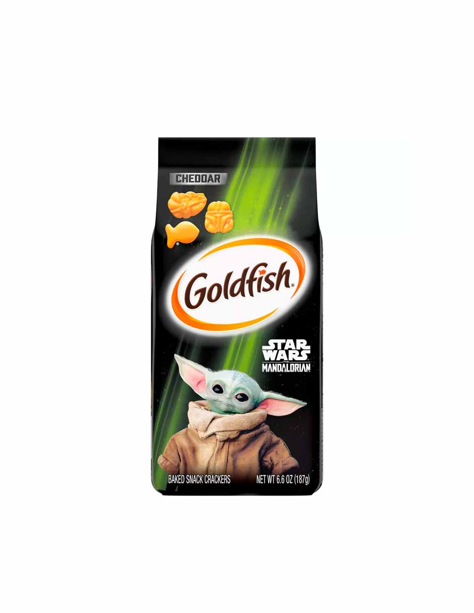 Goldfish Star Wars Mandalorian Cheddar costalito 187gr