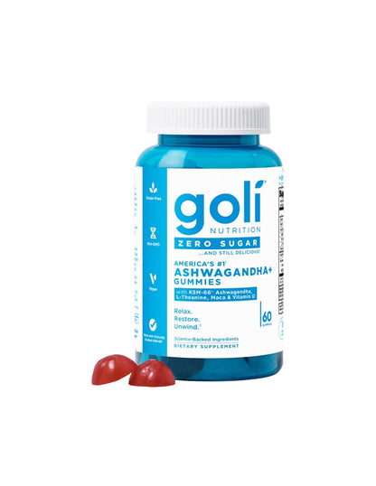 Gomitas Veganas Goli Ashwagandha Sin Azúcar 60 Unidades