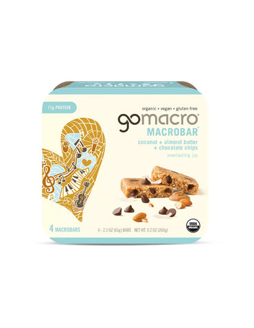 Barras de Proteína GoMacro MacroBars 4 unidades, 250 g (variedad)