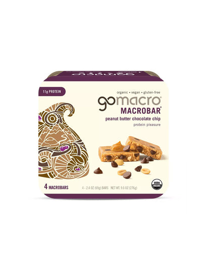 Barras de Proteína GoMacro MacroBars 4 unidades, 250 g (variedad)