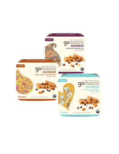 GoMacro Barras nutritivas orgánicas 4 pack