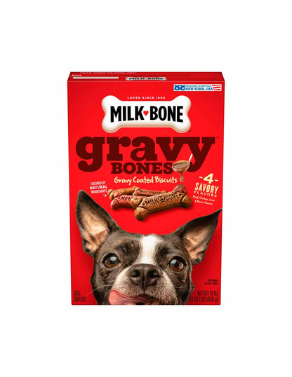 Milk-Bone GravyBones Galletas para perros pequeños 538gr