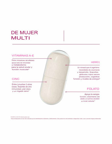 Health By Habit Multivitaminas para mujeres, 60 cápsulas