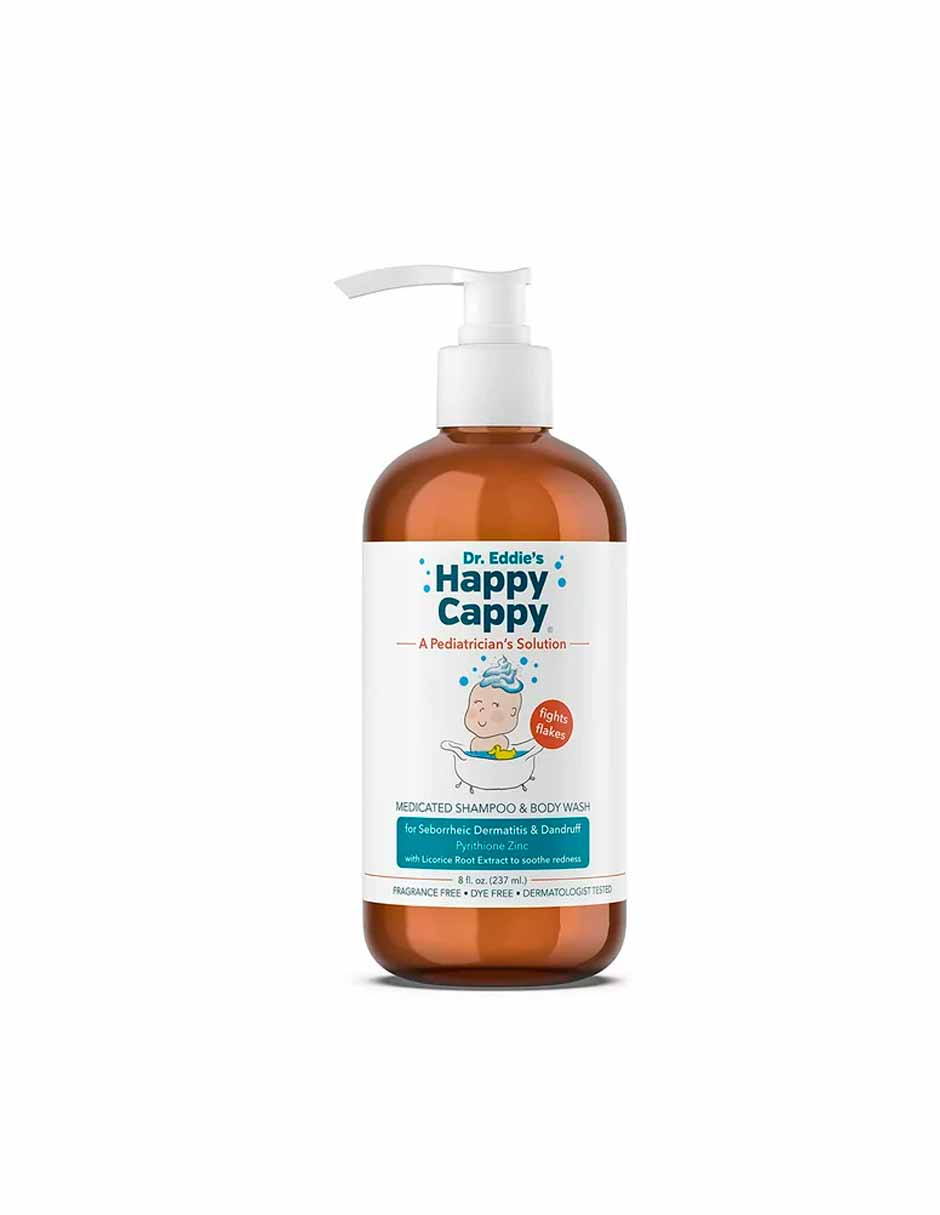 Dr. Eddie's Happy Cappy champú y gel de baño para dermatitis seborreica para bebés 237ml