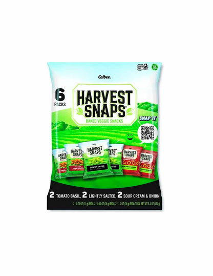 Harvest Snaps botanas paquete de 6