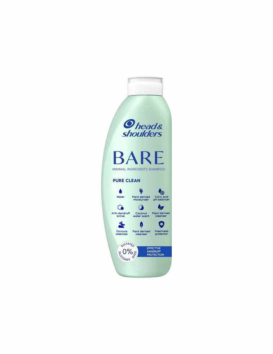 Head & Shoulders shampoo anticaspa BARE Pure Clean 400ml