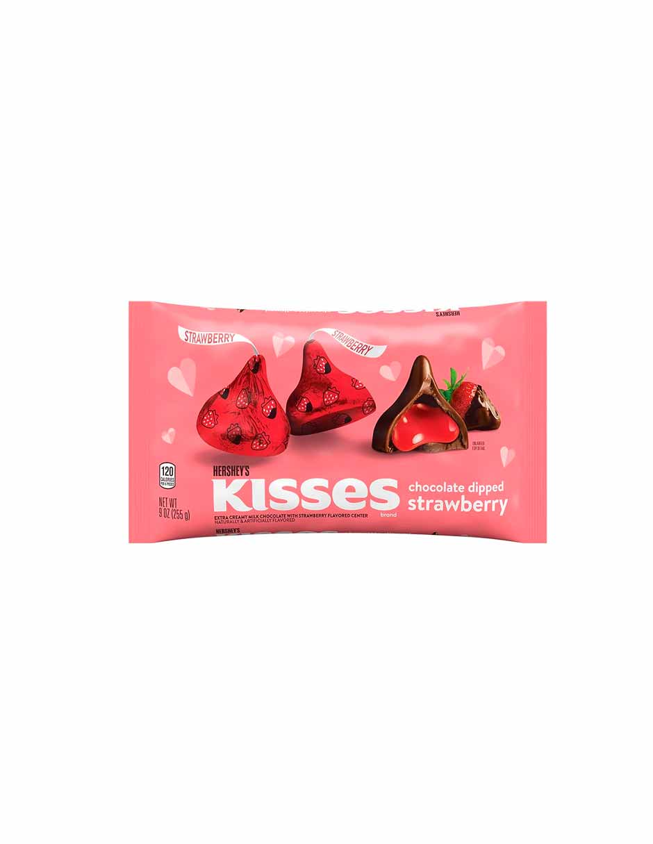 Hershey's Kisses chocolates rellenos de fresa San Valentín 255gr