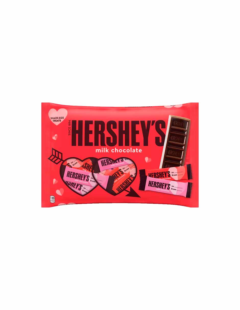 Hershey´s San Valentín chocolates con leche tamaño snack 280gr