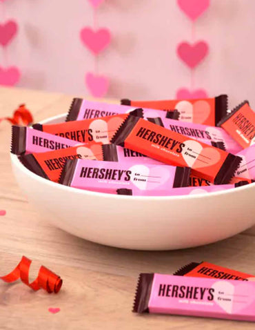 Hershey´s San Valentín chocolates con leche tamaño snack 280gr