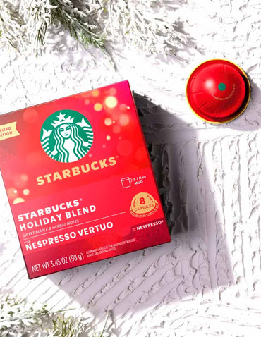 Starbucks Holiday blend cápsulas Nespresso Vertuo 8 cápsulas