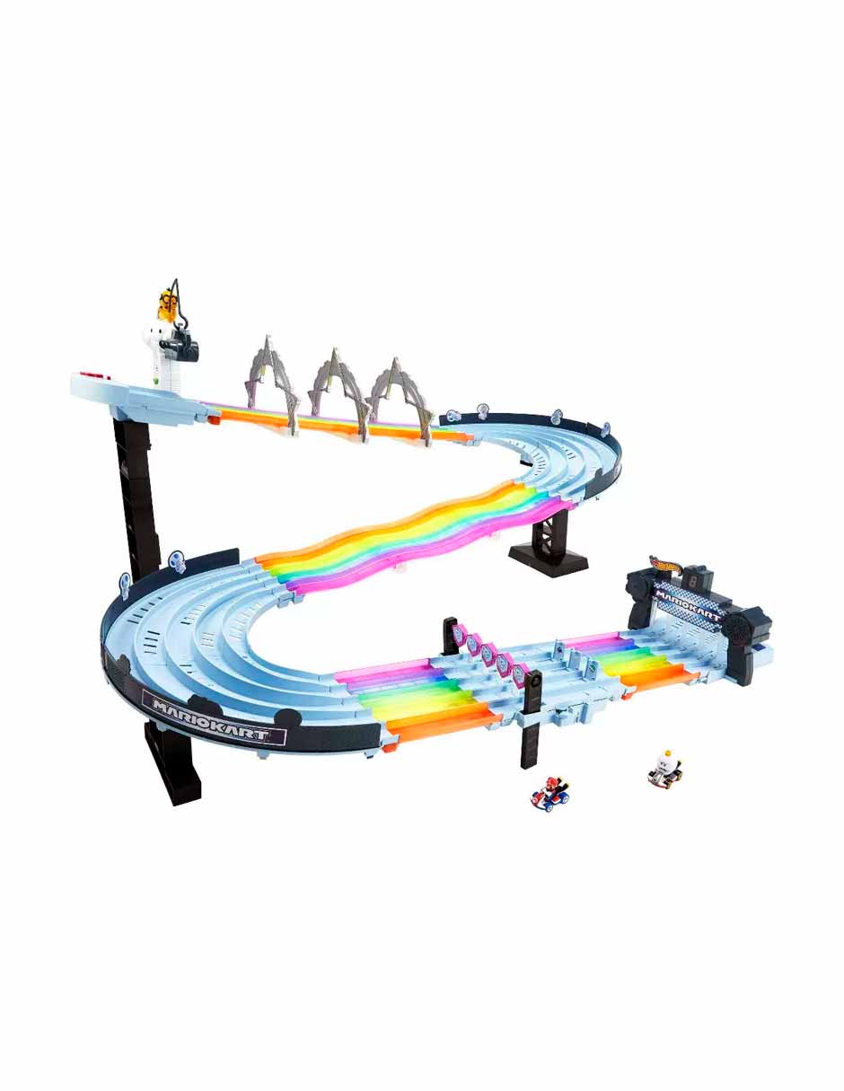 Pista Hot Wheels Mario Kart Rainbow