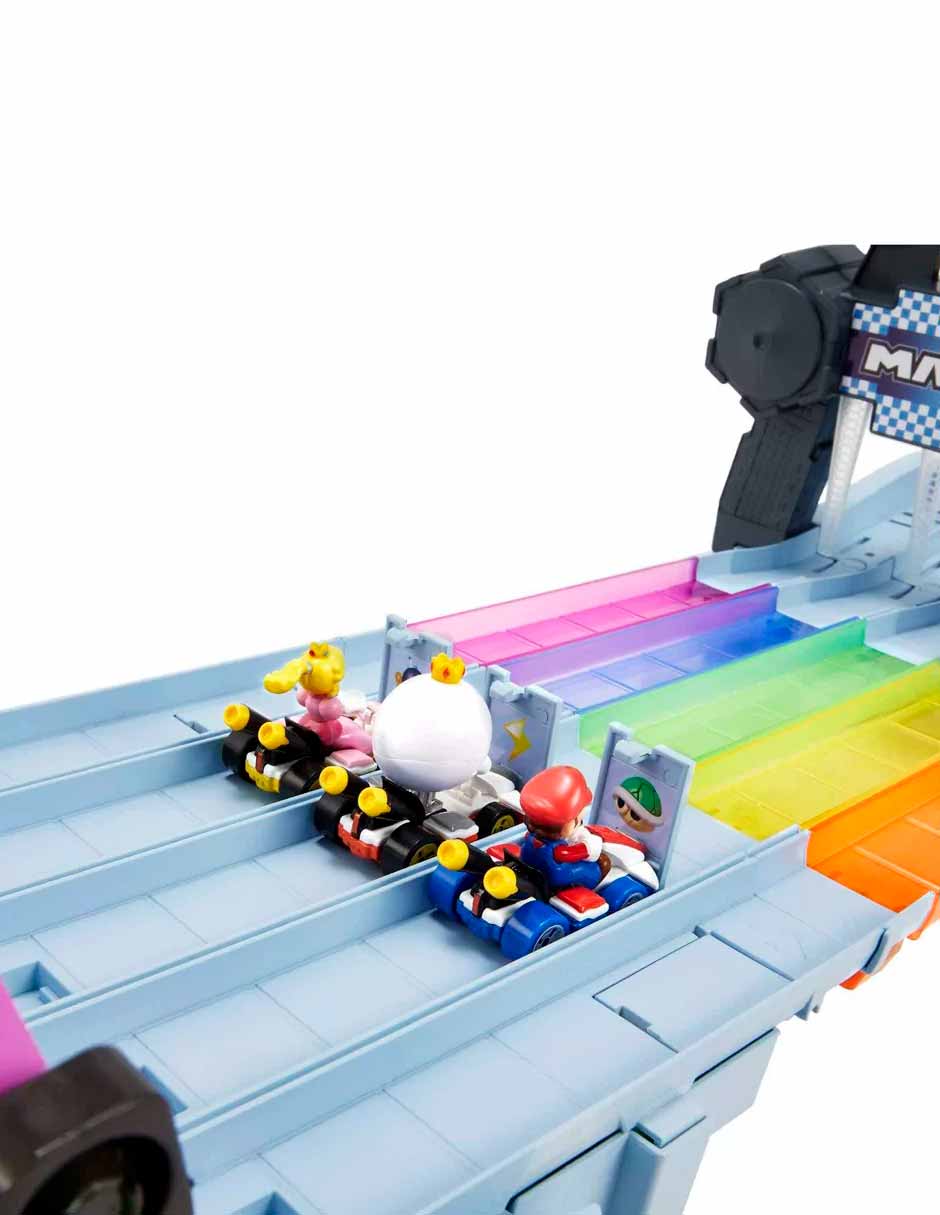 Pista Hot Wheels Mario Kart Rainbow