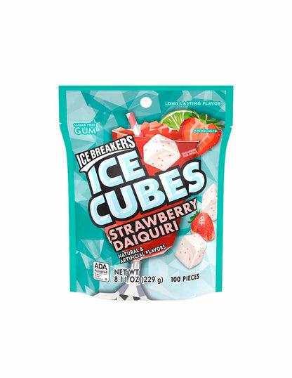 Ice breakers ice cubes chicle sin azúcar 100 piezas (Variedad de sabores)