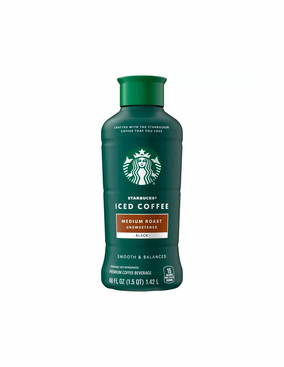 Starbucks Bebida de café helado Medium roast sin endulzar 1.42 Lt