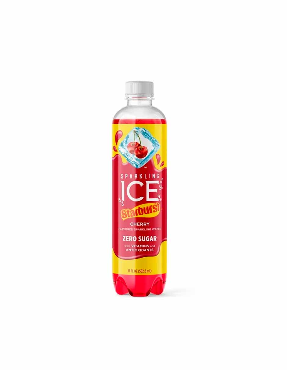 Sparkling Ice Agua con gas Starburst  sin azúcar 502ml (variedad)