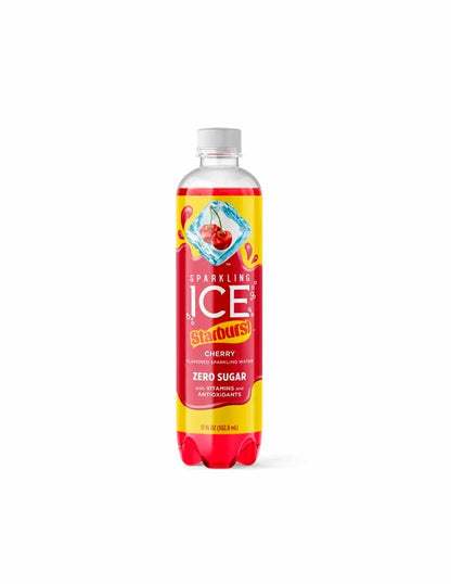 Sparkling Ice Agua con gas Starburst  sin azúcar 502ml (variedad)