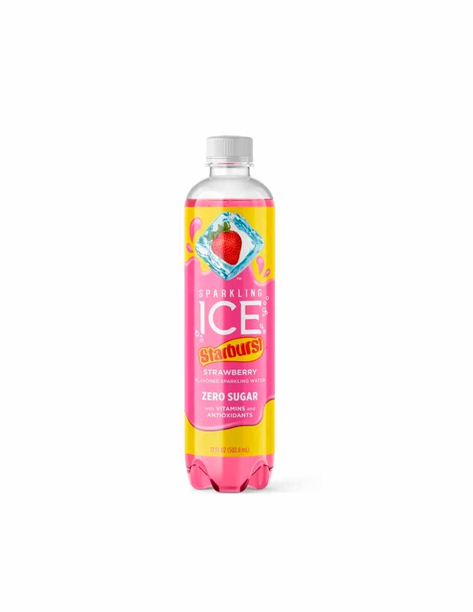 Sparkling Ice Agua con gas Starburst  sin azúcar 502ml (variedad)