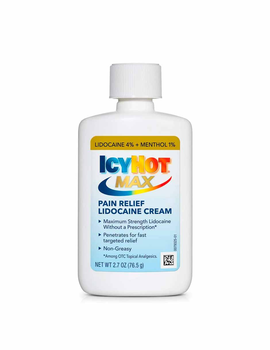 Icy Hot Crema con lidocaína y mentol 76gr