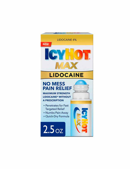 Icy Hot Lidocaine Crema para aliviar el dolor 73ml