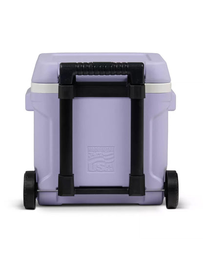 Igloo Profile 16qt hielera rígida con ruedas para 24 latas color lila