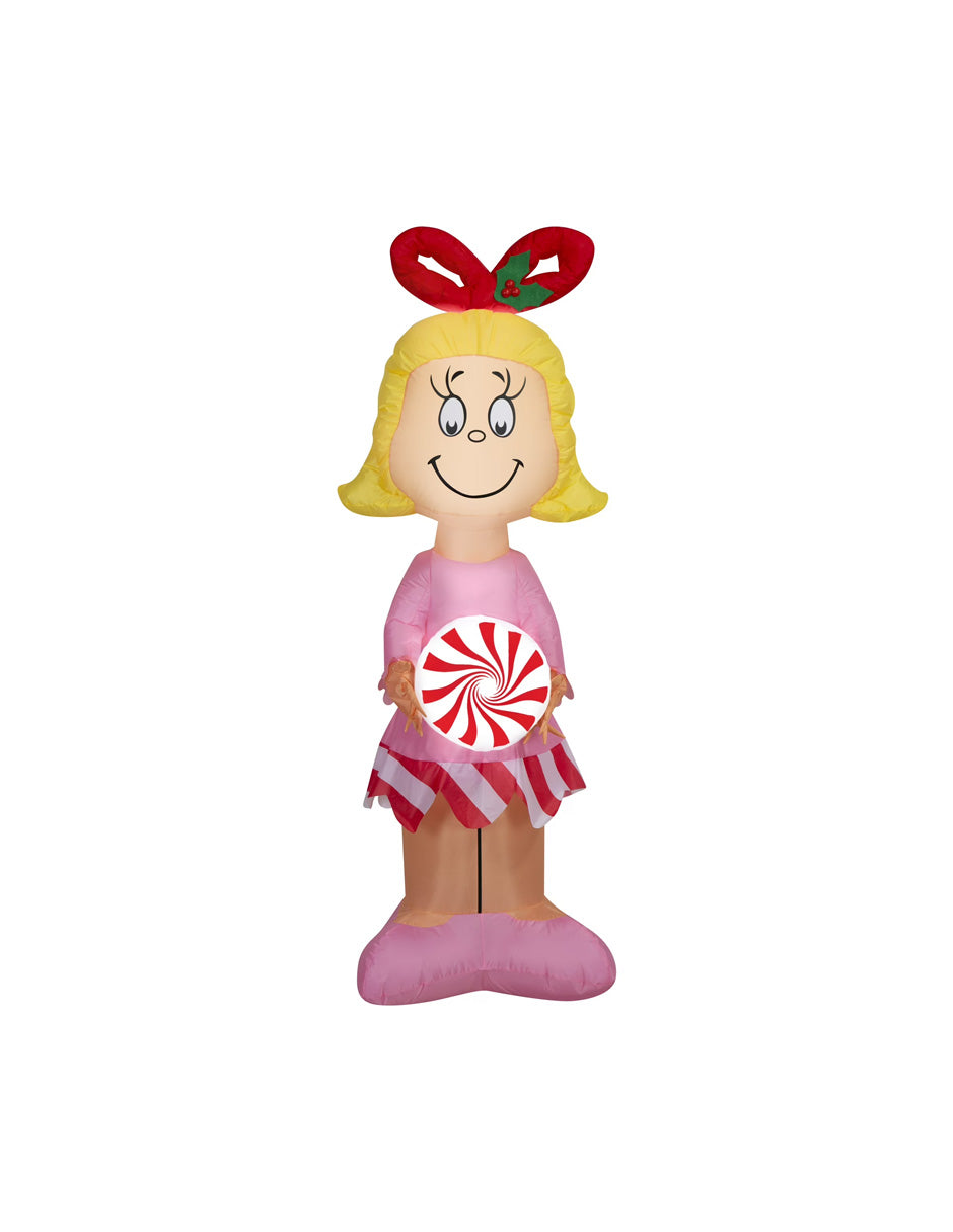 Inflable navideño Cindy Lou Who para patio 1.5m