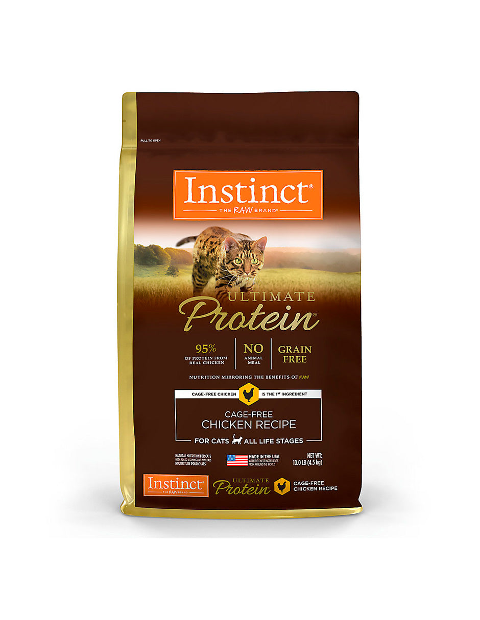 Alimento para gatos Instinct Ultimate Protein: sin cereales, alto contenido de proteínas, pollo 4.5 kg