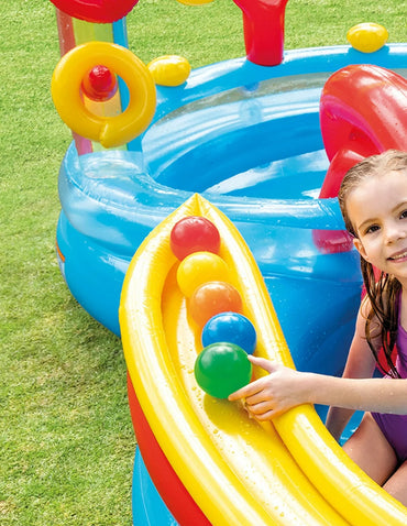 Intex inflable acuático con Tobogán