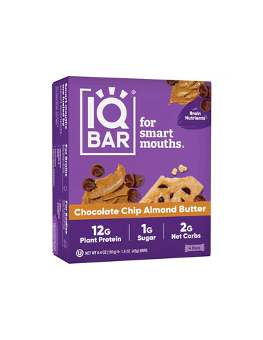 Barras de Proteína IQBAR Keto Sin Azúcar 181gr 4 barras (variedad)