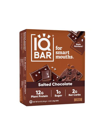 Barras de Proteína IQBAR Keto Sin Azúcar 181gr 4 barras (variedad)
