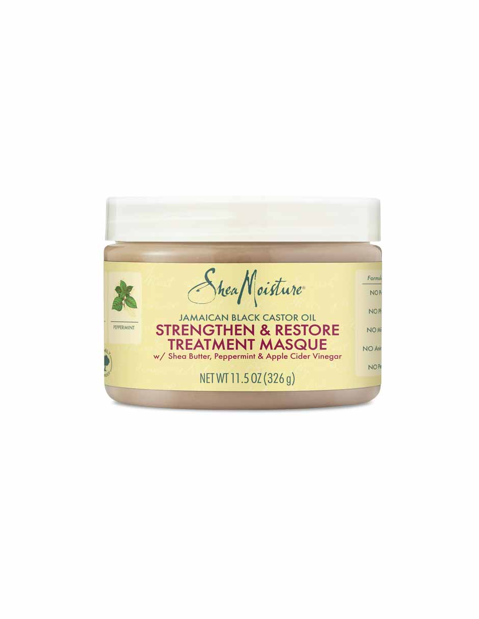 SheaMoisture Mascarilla hidratante de aceite de ricino negro jamaicano 340gr