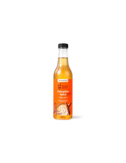 Good & Gather Jarabe de café con especias de calabaza y sabor natural 375ml