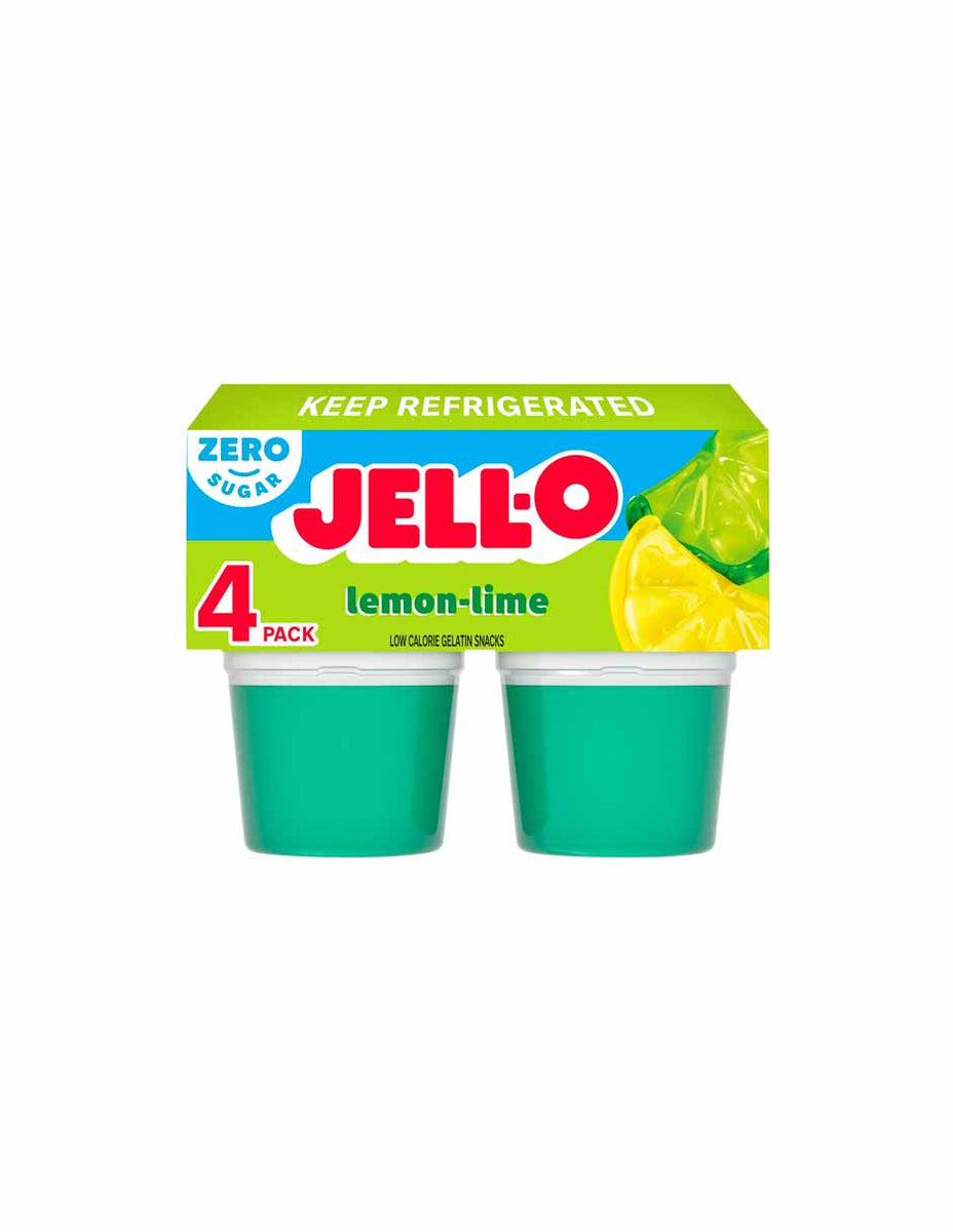 JellO Gelatina Lima limón sin azúcar 4 pack Dulce Alcance