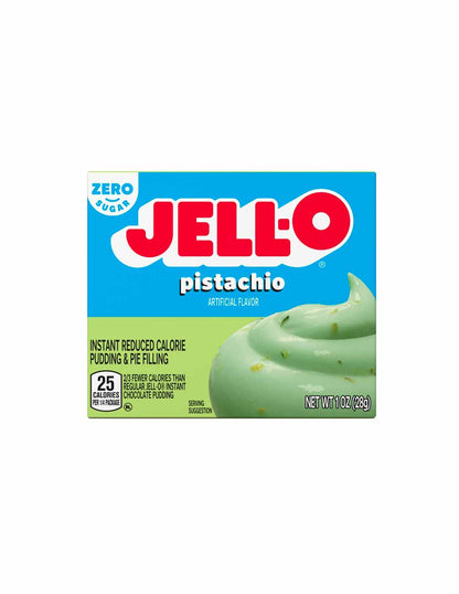 Jell-O Mezcla de pudín instantáneo sin azúcar sin grasa 28gr (Variedad)