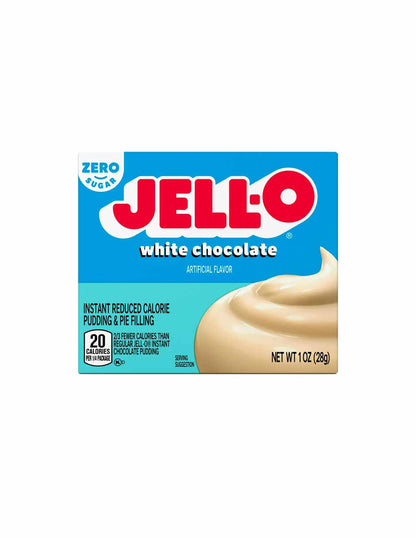 Jell-O Mezcla de pudín instantáneo sin azúcar sin grasa 28gr (Variedad)