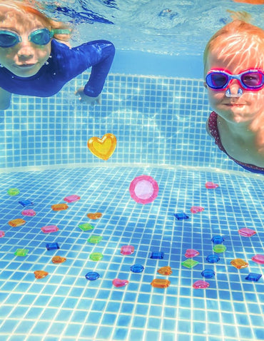 Juguetes de buceo Gemas JOYIN 4 en 1 para piscina infantil