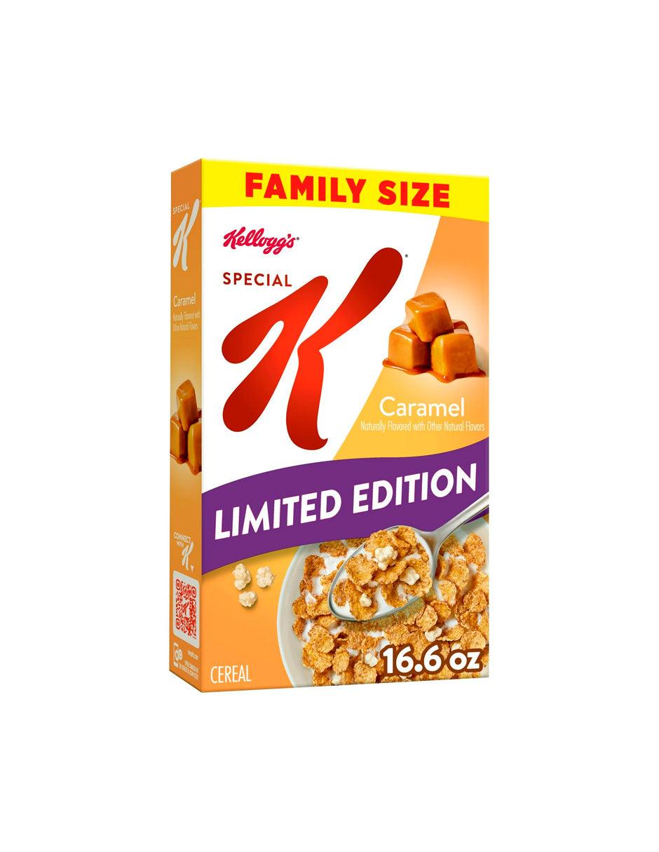 Cereal Spelecial Kellogs sabor caramelo Edición Limitada 470gr