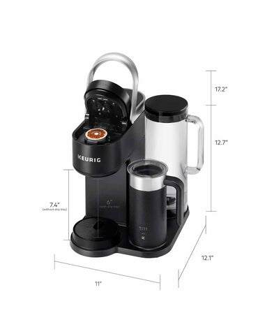 Keurig K-Café SMART Cafetera de cápsulas compatible con WiFi color negro