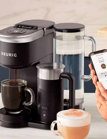 Keurig K-Café SMART Cafetera de cápsulas compatible con WiFi color negro