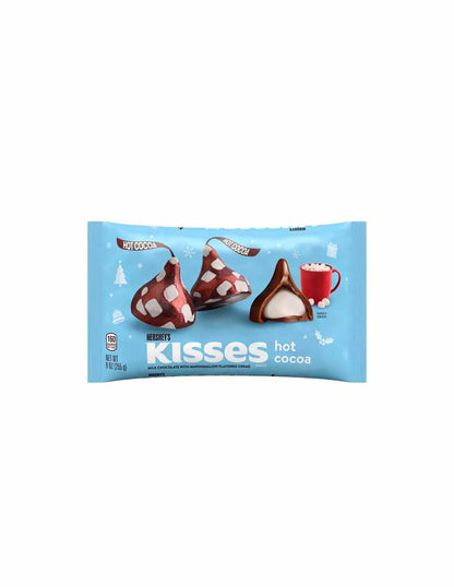 Kisses Hot Cocoa chocolate relleno con a sabor a malvavisco 255gr