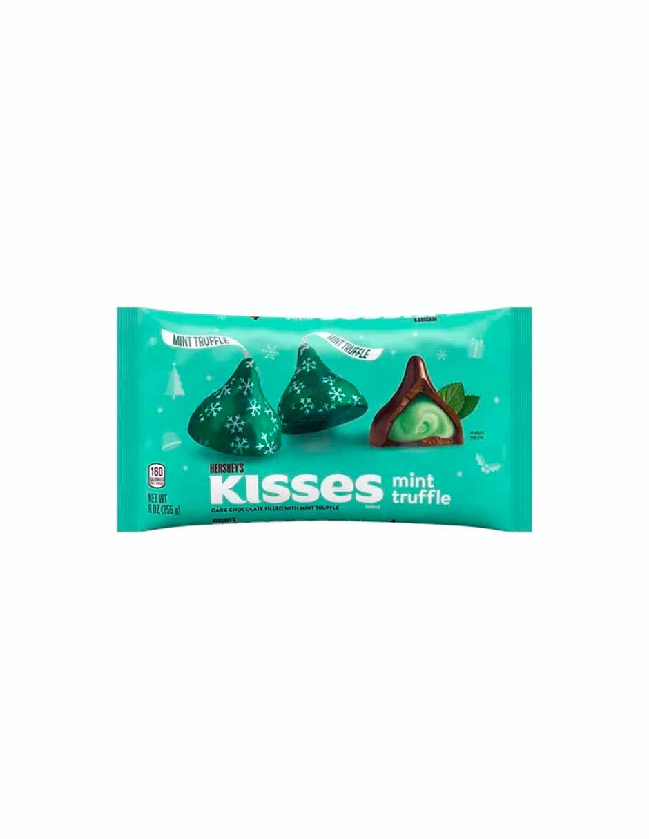 Kisses Mint Truffle edición navideña 255gr