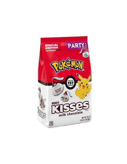 Hershey's Kisses Pokémon Chocolate con Leche Party Size 966gr