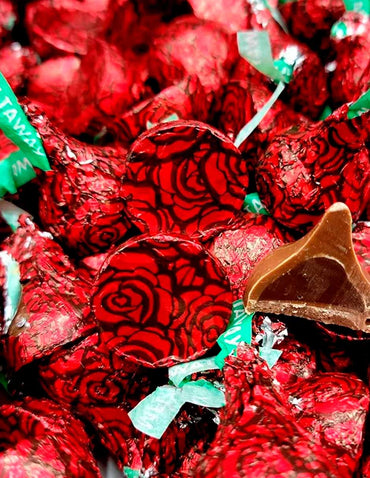 Hershey's Kisses rosas chocolate con centro derretido San Valentín 265gr