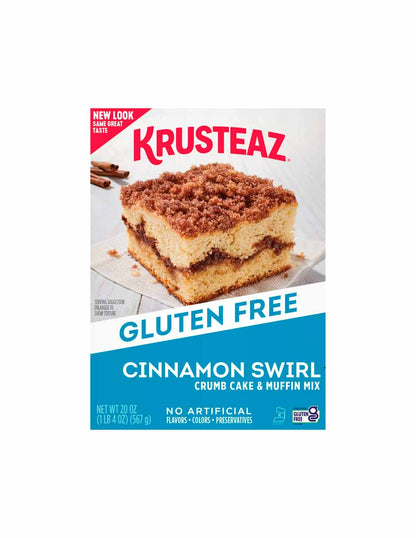 Krusteaz mezcla de pastel sin gluten, canela 566gr