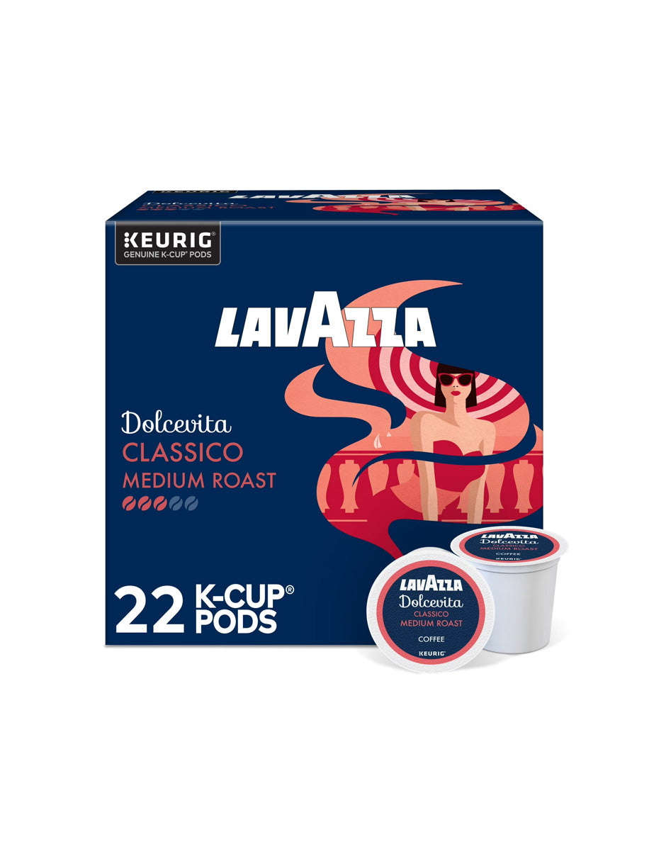 Cápsulas Lavazza K-Cup Dolcevita Classico 22 pzas