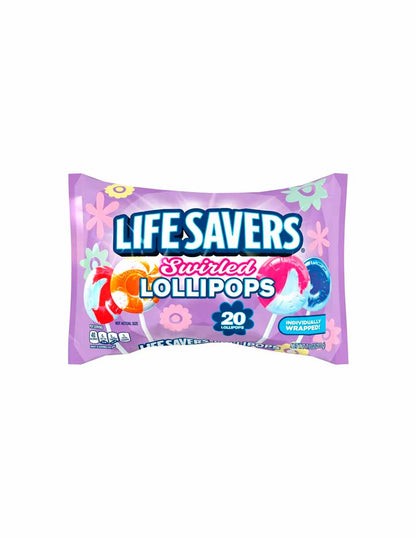 Lifesavers paletas Swirl edición pascua 20 unidades