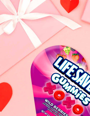 Life Savers gomitas Wild berry caja en forma de corazón 226gr