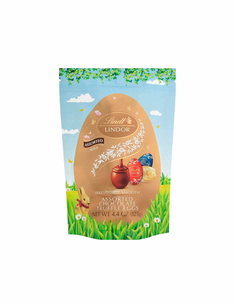 Lindt Lindor huevitos chocolate surtidos trufas pascua 125gr