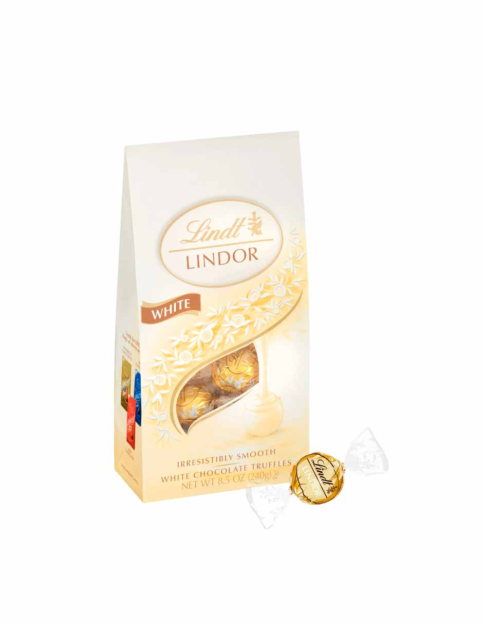 Lindt Lindor trufas de chocolate blanco 240gr