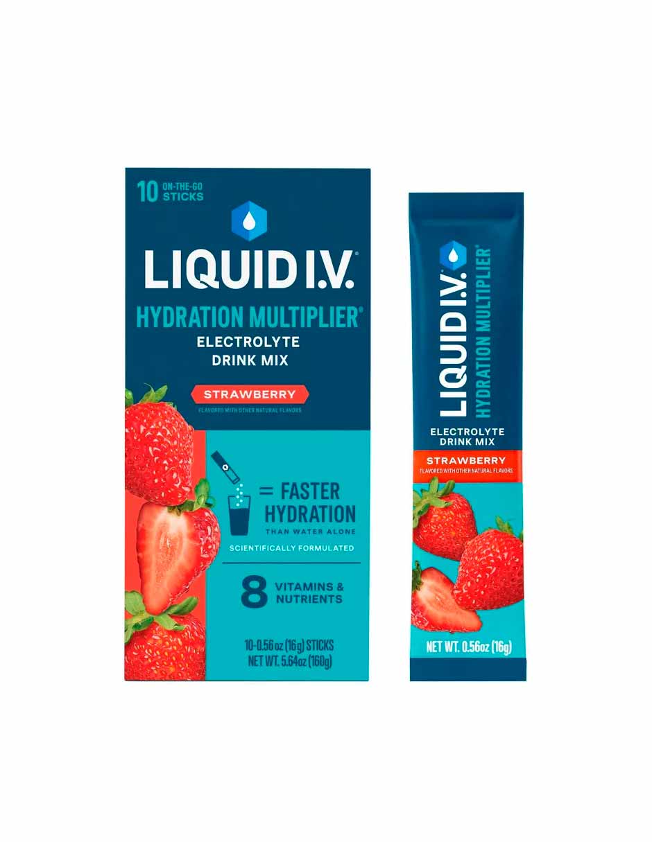 Liquid I.V. Suplementos de electrolitos en polvo, 10 unidades (variedad)