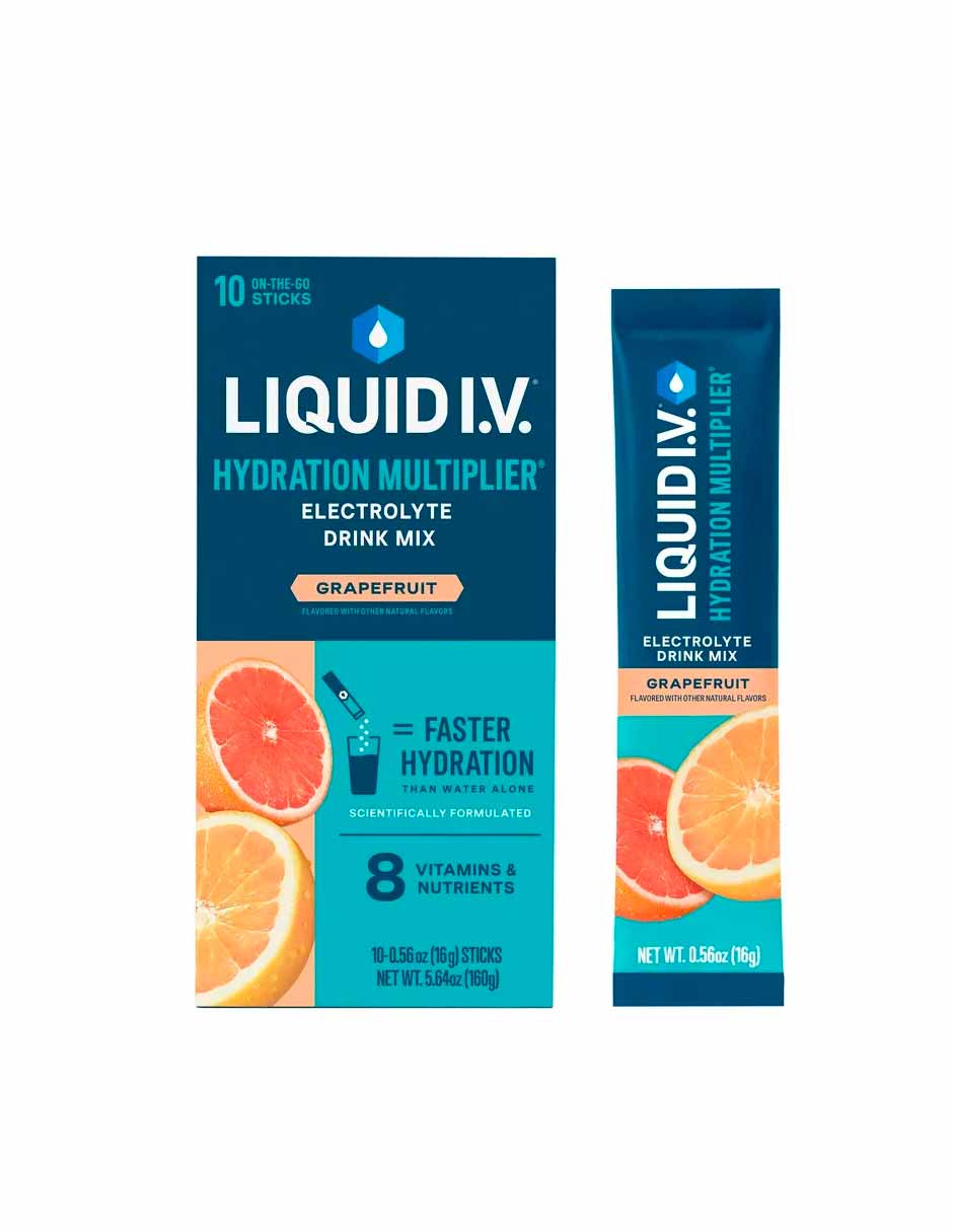 Liquid I.V. Suplementos de electrolitos en polvo 10 unidades (variedad)